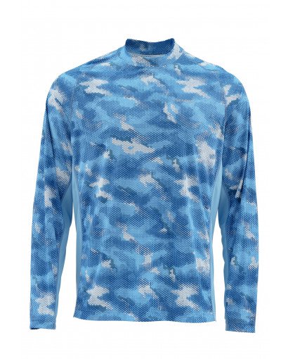 Simms Solarflex LS Crewneck - Print Simms Solarflex LS Crewneck - Print